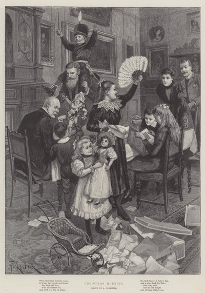 Christmas Morning by Amedee Forestier